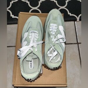 Steve Madden Light Green Athletic Shoes